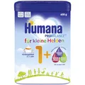 Humana Kindergetränk 1+, ab 1 Jahr, Milchpulver für Kindermilch, nährstoffreiche Milch für Kleinkinder, als gelegentliches Milchgetränk oder zur Mahlzeit, 650 g