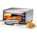 Pizza-Backofen 2000W mit Cordierit Stein für Pizza wie aus dem Steinofen Pizzaofen Backofen Gastro