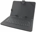 Esperanza EK125 Gehäuse Mit Tastatur Für Tablett 10,1 Zoll Madera Schwarz (Englisches Tastaturlayout)