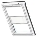 VELUX Verdunkelung Plus DFD Manuell Uni Weiß/Weiß 1025, FK06, Aluminiumschiene,GEL,Manuell,VELUX