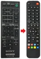 Fernbedienung geeignet für SONY CMT-X3CD | CMT-X3CDB | CMTSBT20