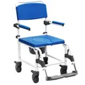Drive Medical Dusch-Toilettenrollstuhl Dusch-Toilettenrollstuhl Aston (5" Räder)