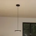Pendelleuchte Paulmann, Hildor, dimmbar, Schwarz, für Esszimmer, Metall, Modern