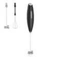 Arendo - Stab Milchaufschäumer elektrisch - MINI MILKSPACE - elektrischer Handmilchaufschäumer mit Batterien – Motor mit 13.000 U/min – Schneebesen und Dual-Quirl - Ständer – Cappuccino Shakes Cocktai