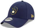 New Era Milwaukee Brewers Navy Velcroback 940 9Forty Cap Kappe Basecap