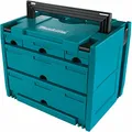 Makita P-84349 MAKSTOR 4.5, fünf einrastbare Schubladen inklusive Trennwände, verknüpfbar an Koffersystem, mit Tragegriff, 395 x 295 x 320 mm (LxBxH)