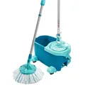 Leifheit Set CLEAN TWIST Disc Mop Ergo Mobile - Türkis/Blau