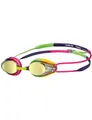 ARENA Tracks Junior Mirror Anti-Fog Wettkampf Schwimmbrille für Kinder, Schwimmbrille mit UV-Schutz, 4 Austauschbaren Nasenstegen, Silikon Dichtungen