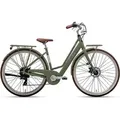 Adriatica Elektro-Citybike RETRO 28 Zoll, oliv - Grün