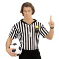 Kostüm Schiedsrichter, TShirt, Fußball, Faschingskostüm, M/L 50  52 DE