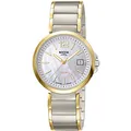Boccia Solar Damen Armbanduhr mit Gehäuse aus Titan, in der Farbe, Silber, Armband aus: Titan, Gehäusedurchmesser: 35 mm, 3332-02