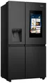 Hisense Hi9 Freistehend Side-by-Side-Kühlschrank, Schwarz, 614 l, Freistehend, Amerikanische Tür, Schwarz, Berührung, LCD, An Tür