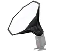 Oktagon-Softbox 30cm für Systemblitze Faltbarer Lichtformer Diffusor mit Tasche für weiches Portraitlicht