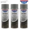 3x presto Zinkspray Zinkausbesserung Kathodischer Korrosionsschutz 400 ml