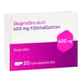 Ibuprofen akut 400 mg Filmtabletten Inhalt: 20 St