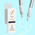 Acrylstifte Weiß | 4er Set Acrylstift Weiß Mit Unterschiedlichen Spitzen Fein...