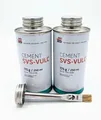 2x Tip Top Vulkanisierflüssigkeit SVS Vulc 175 mit 1x Pinseldeckel