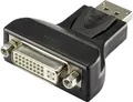 renkforce DisplayPort / DVI Adapter [1x DisplayPort Stecker - 1x DVI-Buchse 24+5pol.] Schwarz renkforce