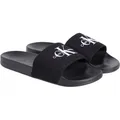 Calvin Klein Herren Monogram Ym0Ym01271 Slides, Black (Triple Black), 43 EU