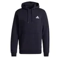 adidas Herren Essentials Fleece Hoodie, Legend Ink / White, S