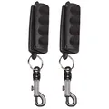 MAGARROW Archery Arrows Puller Zielgummi mit Gürtelclip (Schwarz (2 Stück))