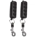 Archery Arrows Puller Zielgummi mit Gürtelclip Schwarz 2 Stück