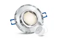 SSC-LUXon LED Einbaustrahler MIRELLA Glas LED Einbauspot schwenkbar mit LED Lampe neutralweiß, Neutralweiß