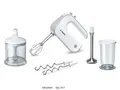 Bosch Handmixer 500 W Weiß/Silber weiß/silber W 5-stufig (MFQ4080)