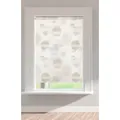 Doppelrollo Belem, OTTO home, Lichtschutz, ohne Bohren, freihängend, Klemmfix, halbtransparent, im Fixmaß, Kreise, bedruckt, Klemmträger grau 90 cm x 210 cm