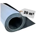 Hanse Syntec Systems Dachbahn EPDM Dachbahn selbstklebend Schwarz – DIY Dach & Carport, (1-St), selbstklebend, 100x500cm, schwarz 1 m x 20 m