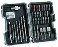 Bosch Accessories Professional 35tlg. HSS-G Metall Bohrer und Bit Set Extra Hart (Kreuzschlitz-, Pozidriv-, Hex-, TH-, S-Bit, Zubehör Bohrschrauber und Schraubendreher)