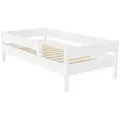 Lukdom Kinderbett, Weiß, Holzwerkstoff, 90x180 cm, Kinder- & Jugendzimmer, Kindermöbel, Kinderbetten, Kindereinzelbetten