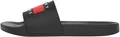 Tommy Jeans Herren Badeschuhe Pool Slide Essential Badelatschen, Schwarz (Black), 41