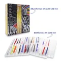 SAFE7929 Sammelalbum für Stifte 4 Ring 2 Blister-Blätter für 32 Stifte