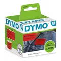 DYMO Original LabelWriter Versandetiketten/Namensschilder (Groß) | Schwarz auf rot | 54 mm x 101 mm | selbstklebend | Rolle mit 220 Easy-Peel-Etiketten | für LabelWriter Etikettendrucker