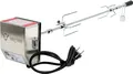 BBQ-Toro Grillspießset, 90 cm, inkl. Edelstahl Motor, 220V - 240V, 2x Fleischnadeln | Drehspieß