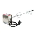 BBQ-Toro Grillspieß Set 90 cm, 220V - 240V, Motor, 2x Fleischnadeln, Lager
