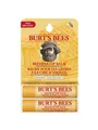 Burt's Bees Uni Beeswax Lip Balm Tube Blister Twin Pack