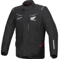 Alpinestars Honda ST-1 wasserdichte Motorrad Textiljacke, schwarz, Größe S für Männer