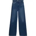 Tommy Jeans Weite Jeans Claire High Rise mit Logo-Badge blau 31