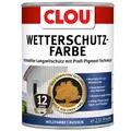 Clou Wetterschutzfarbe 2,5 Ltr. silbergrau Holzschutzfarbe für Aussen