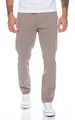 Rock Creek Herren Designer Chino Hose Regular Slim Chinohose RC-390 Hellgrau W38 L32