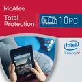 McAfee Total Protection 2026 10 PC VOLLVERSION Antivirus 2025 DE EU
