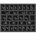 FS055RW02 - 55 mm Full-Size Schaumstoff mit 30 Fächern für Runewars das Miniaturen