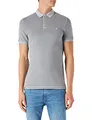 Marc OߴPolo Herren Kurzarm-Poloshirt mit Stretch-Anteil Shaped Fit, Grau (Grau), M