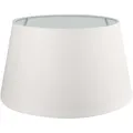 Wogati® Premium Lampenschirm | Größe: XXL | ØU:35cm | Farbe: Ecru | E14/E27 | konisch | Baumwolle | für Stehlampen, Hängelampen, Tischlampen, Deckenlampen
