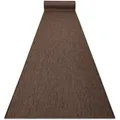 Läufer Sisal Sion Melange Flach Gewebt Braun 100cm Brown 100x440 Cm