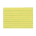 herlitz Karteikarten DIN A7 100 Karten Gelb 10,5 x 7,4 cm 100 Stück