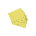 herlitz Karteikarten, DIN A7, liniert, gelb 4008111150719