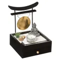 Atmosphera - Zen-Garten - Holz - schwarz - 16x20 cm - Schwarz